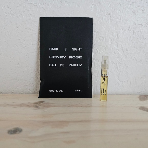 Henry Rose Dark Is Night Eau de Parfum 1.5mL Sample Size Vials Set of 2 EDP - Picture 3 of 3